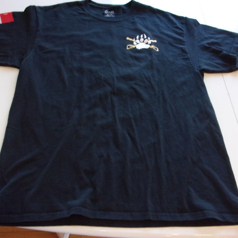 szLARGE DISC 2ND SQUADRON 13TH CAVALRY CAV REGIMENT BLACKFOOT TROOP SHIRT ST 11